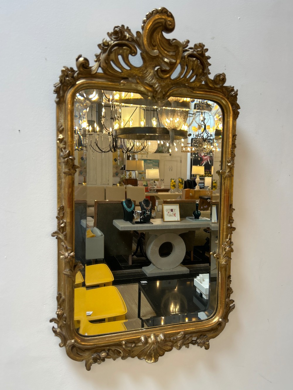 Antique Ornate Gilt Mirror