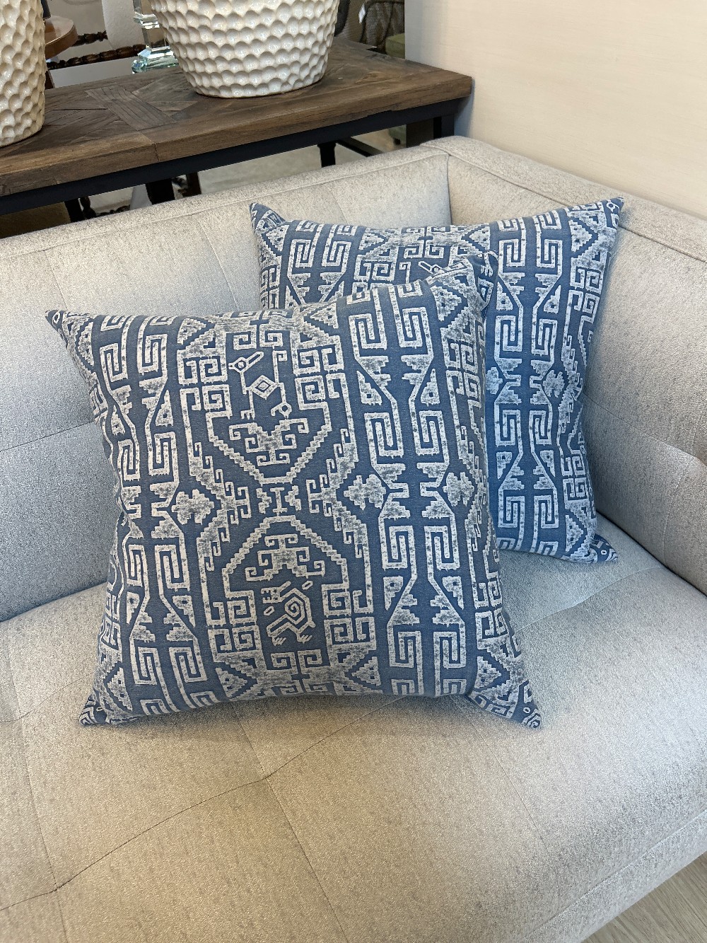 Fortuny Cuzco Throw Pillows, Pair