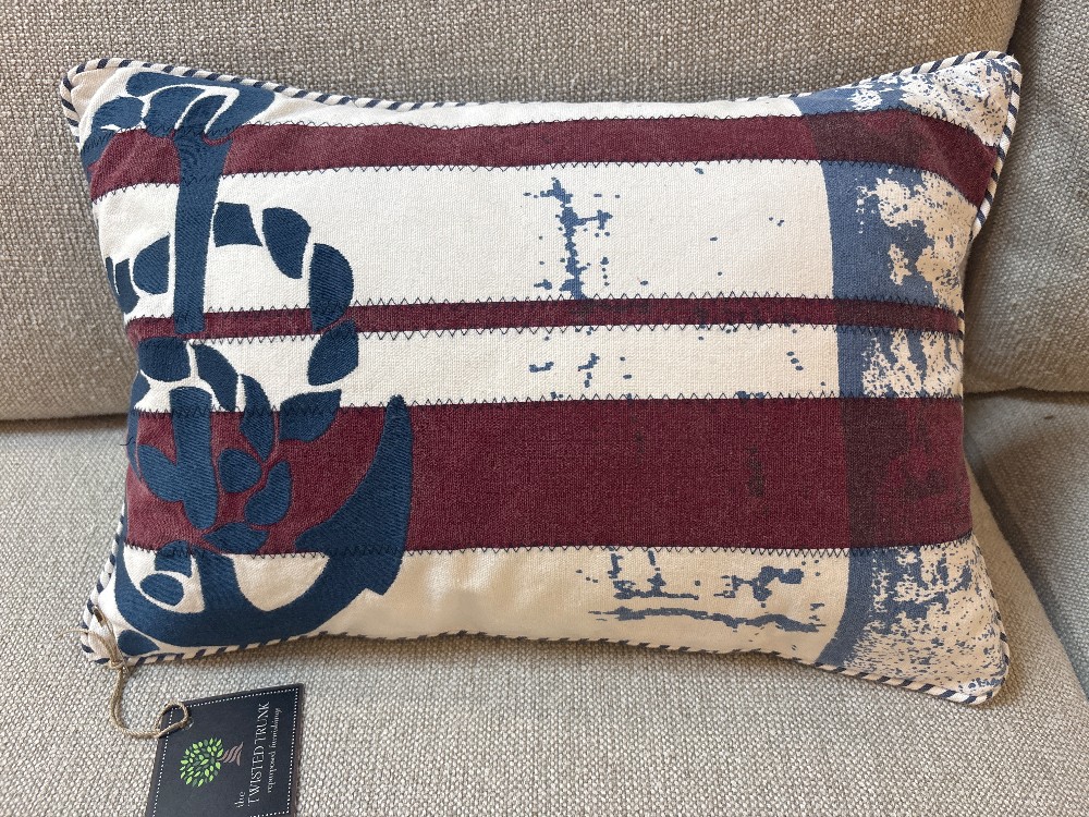 Restoration Hardware Nautical Lumbar Pillow