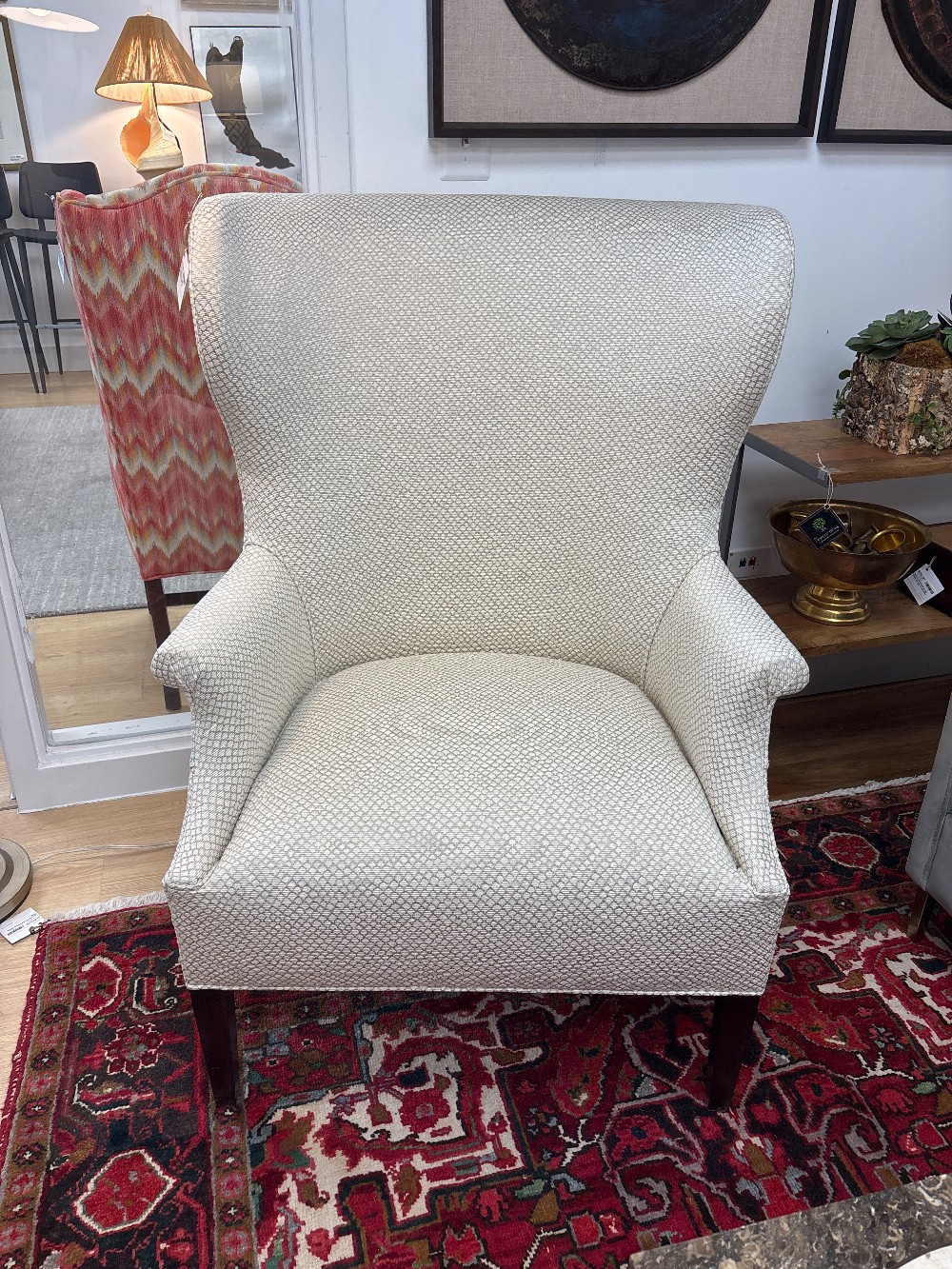 Hickory Chair Josephine Wingback Chair