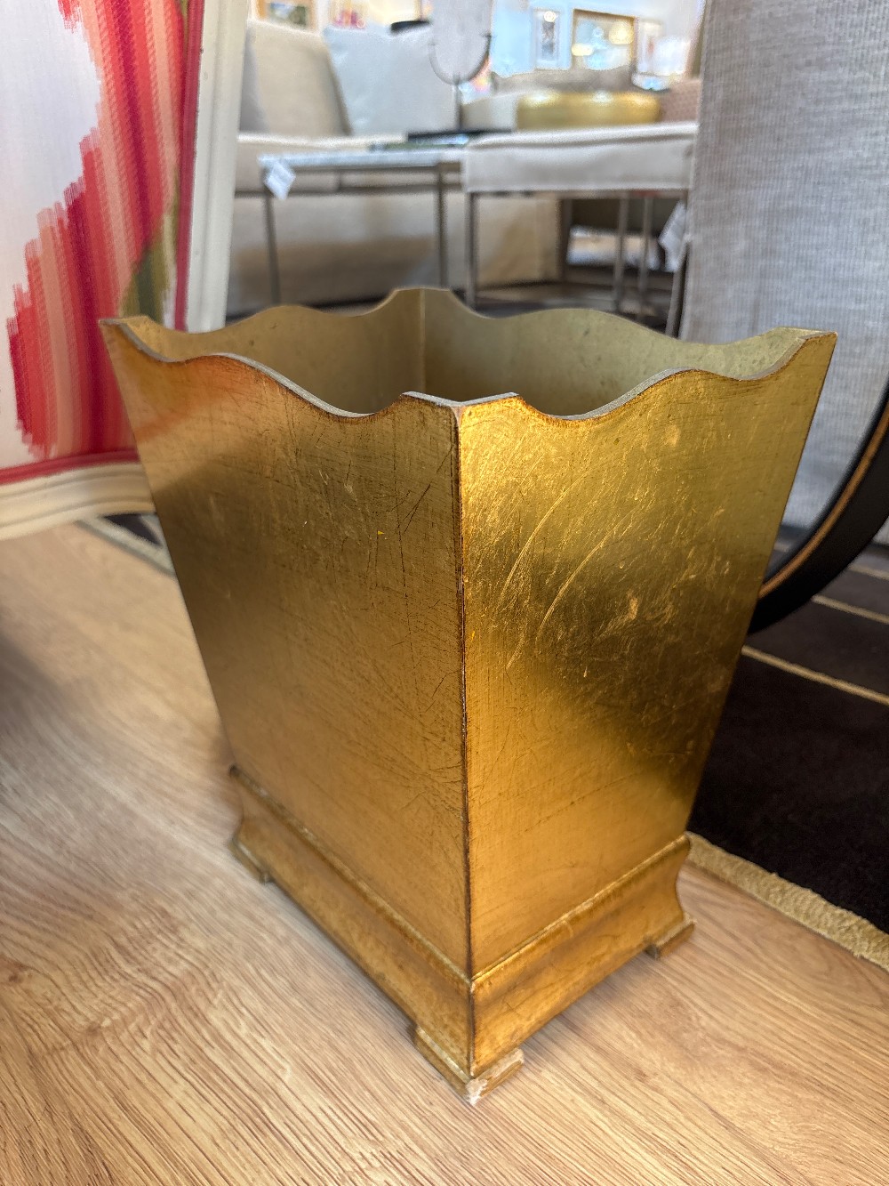 Labrazel Classico Gold Wastebasket, Italy