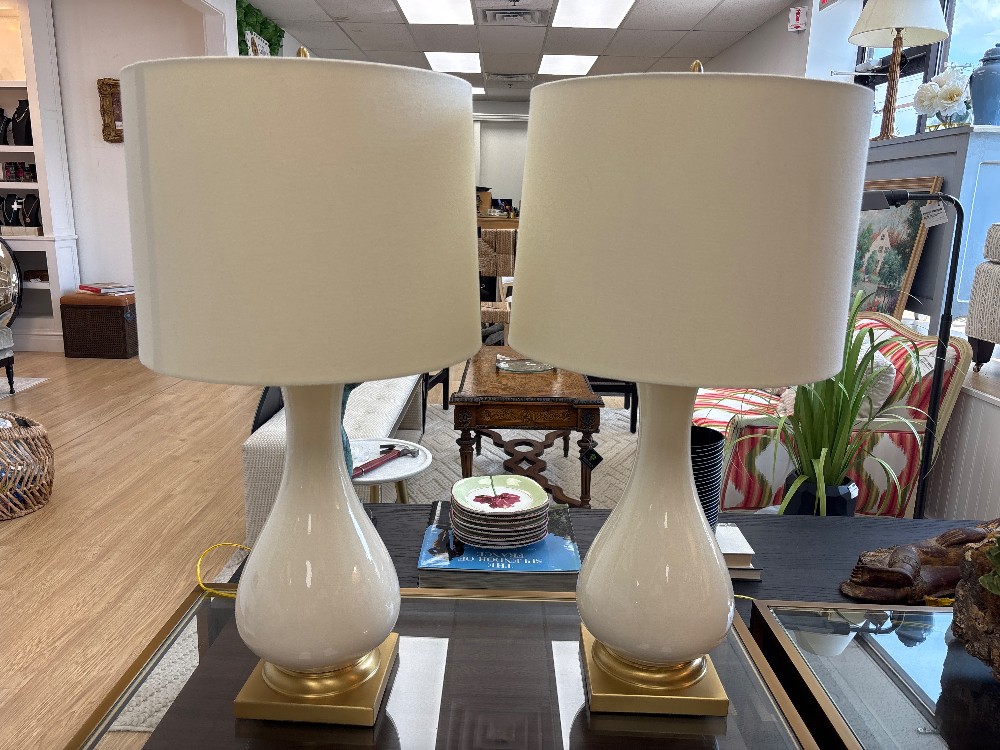 Currey & Company Lynton Table Lamps, Pair
