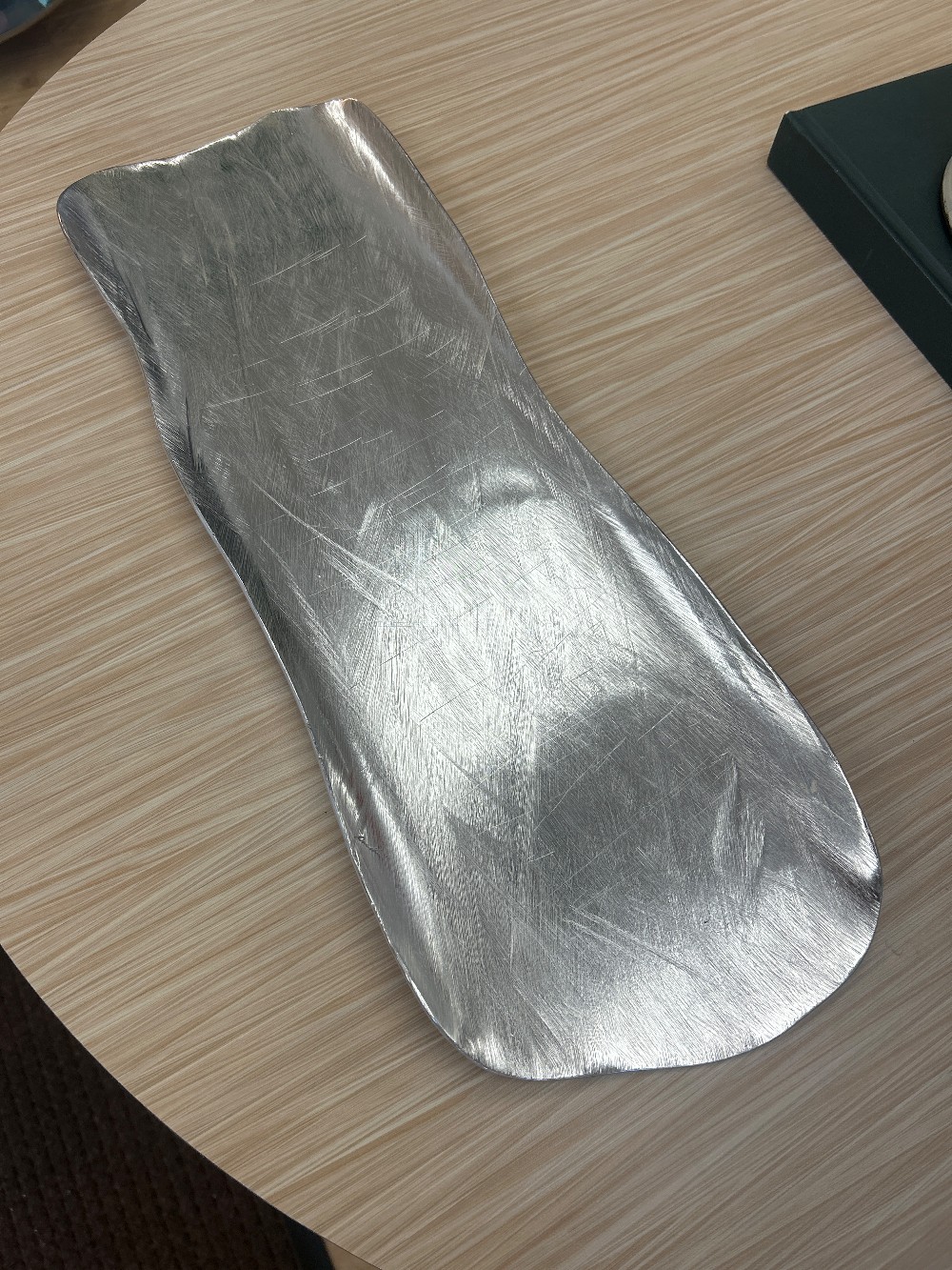 Don Sheil Modern Brushed Steel Tray