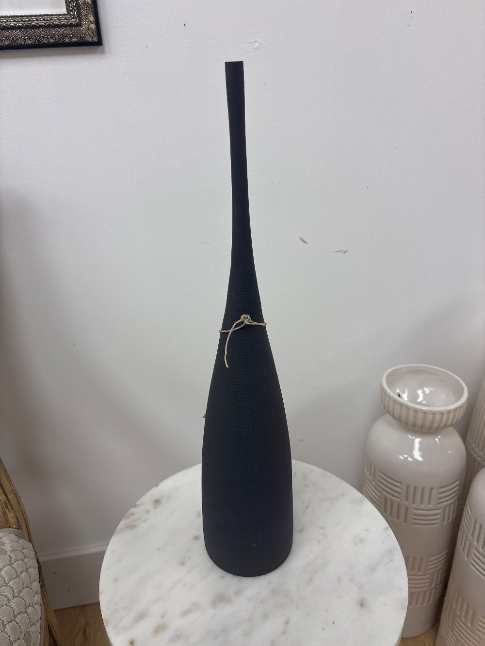 Black Minimalist Ceramic Vase