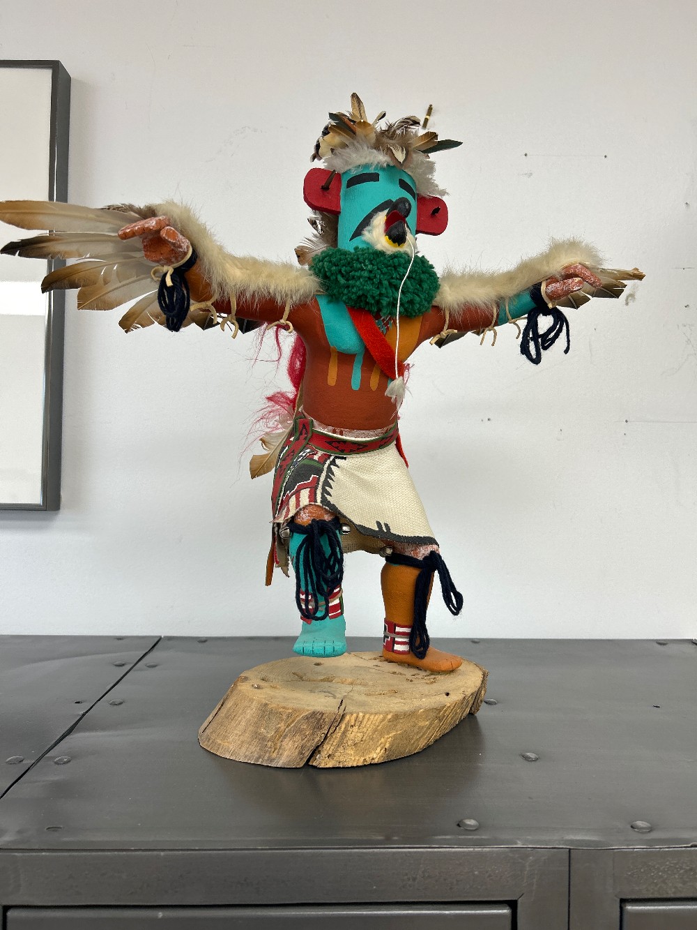 Vintage Kwahu Kachina Doll by George E. Pooley