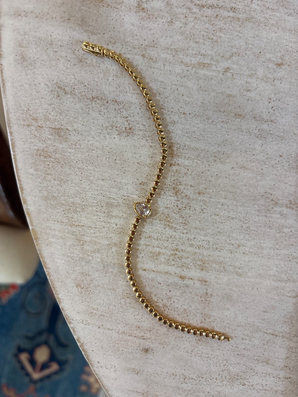 Tear Drop Crystal Bracelet