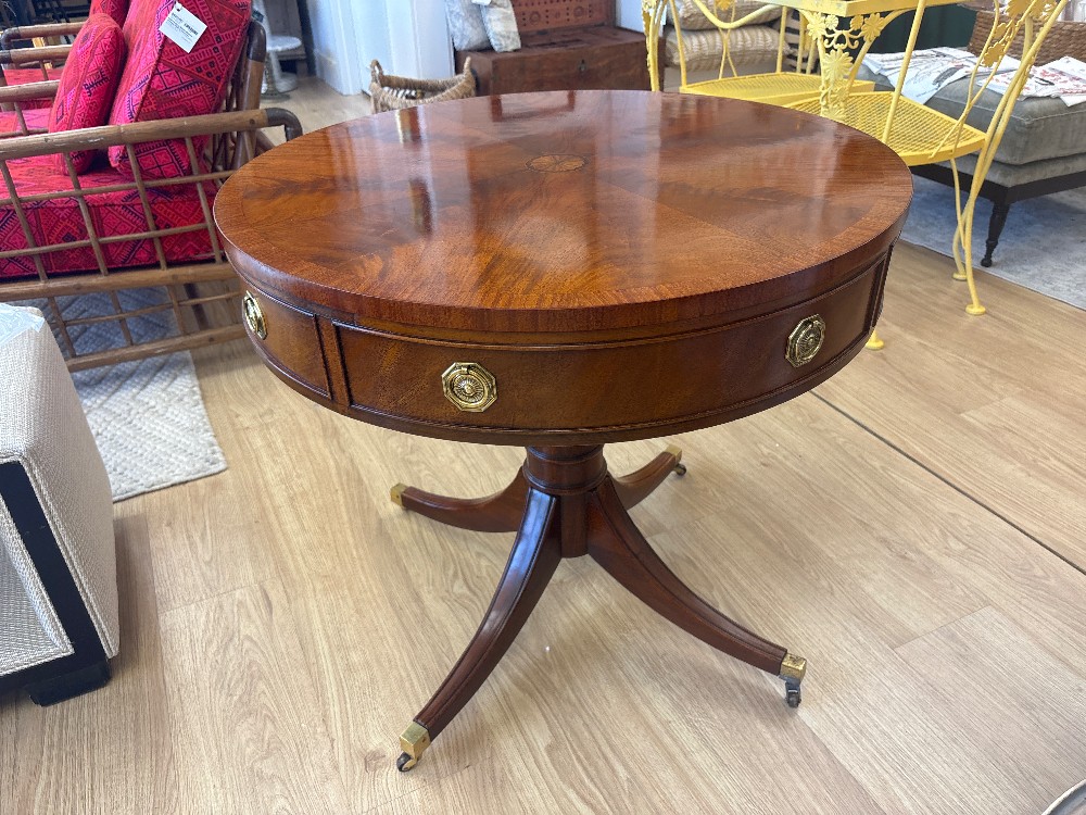 Hickory Chair James River Mahogany Pedestal Table