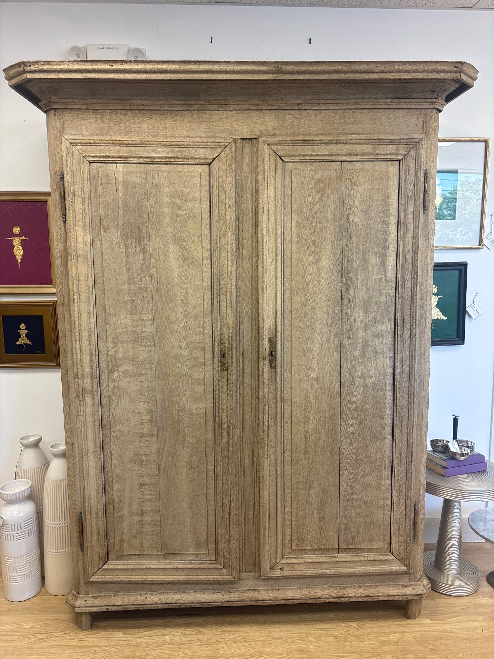 Antique French Provincial Farmhouse Armoire