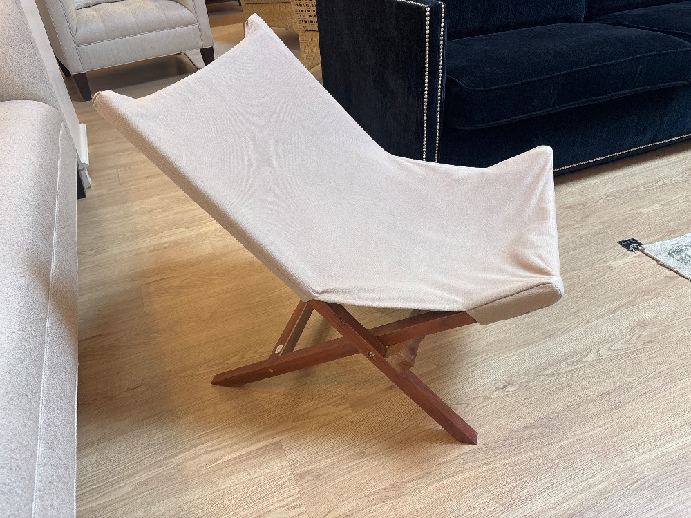 Wood Canvas Seat Folding Chair
