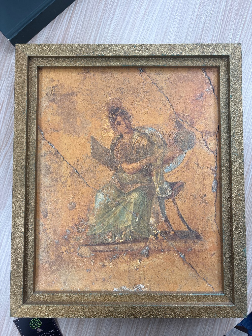 Calliope Pompeii Fresco Reproduction Artwork