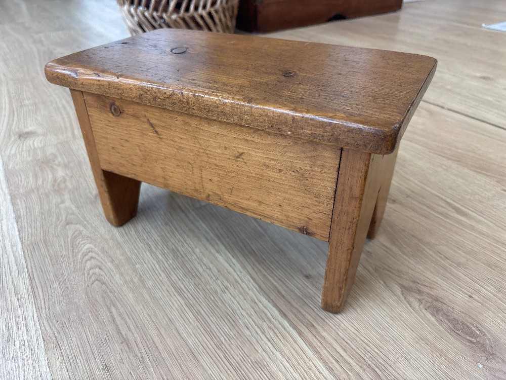 Vintage Wood Step Stool