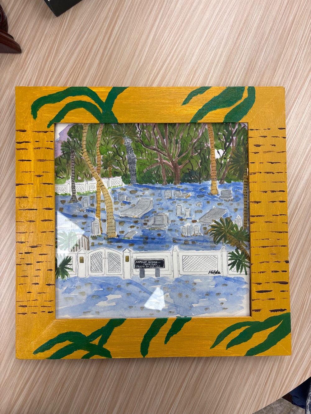 Sanibel Island Watercolor Painting by Hilda Kaihlanen