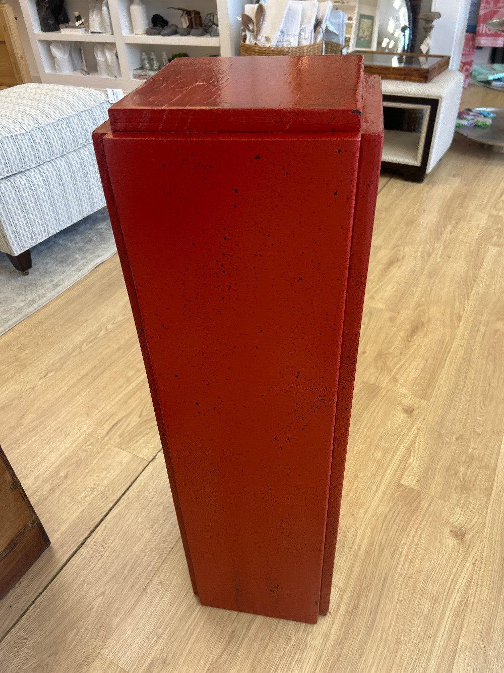 Vintage Painted Display Pedestal