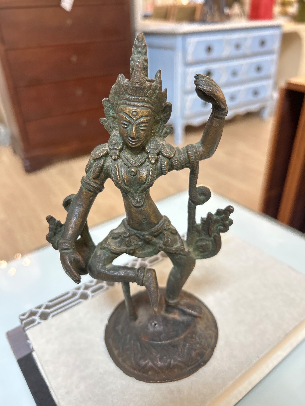 Vintage Bronze Shiva Sculpture