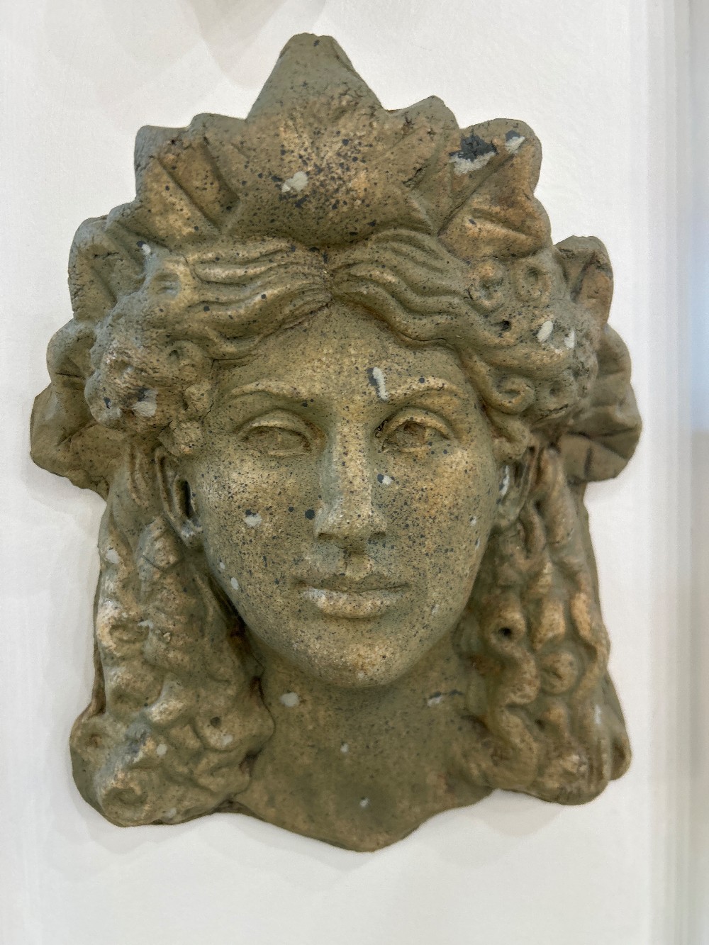 Stone Wall Plaque/Planter - Medusa