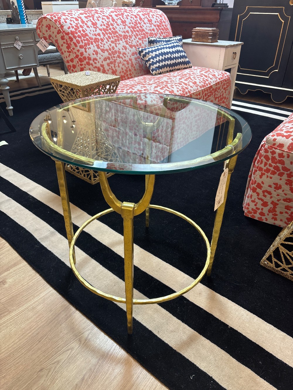 Trifecta Round Accent Table