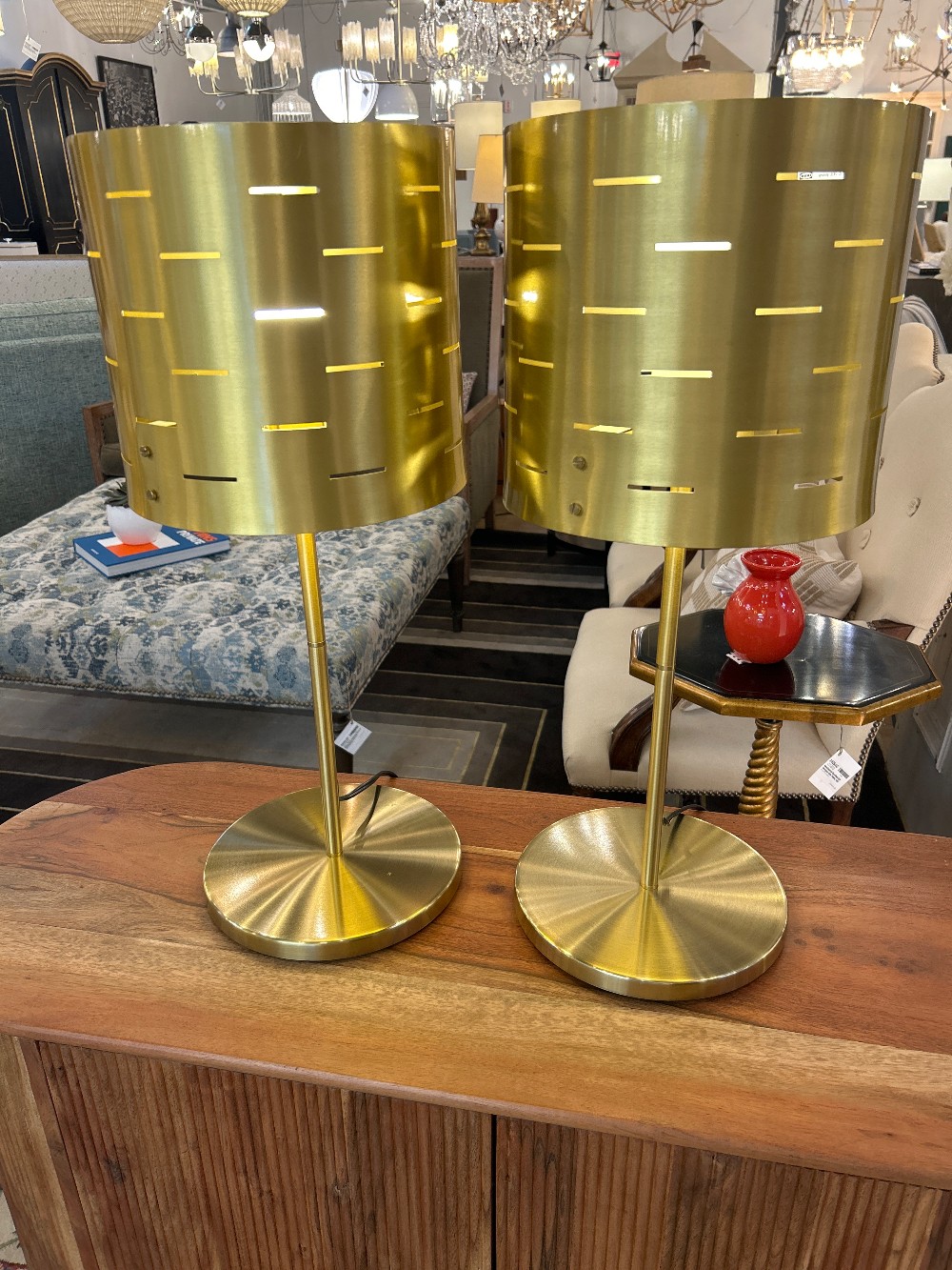 Ikea Ebbemala Table Lamps, Pair