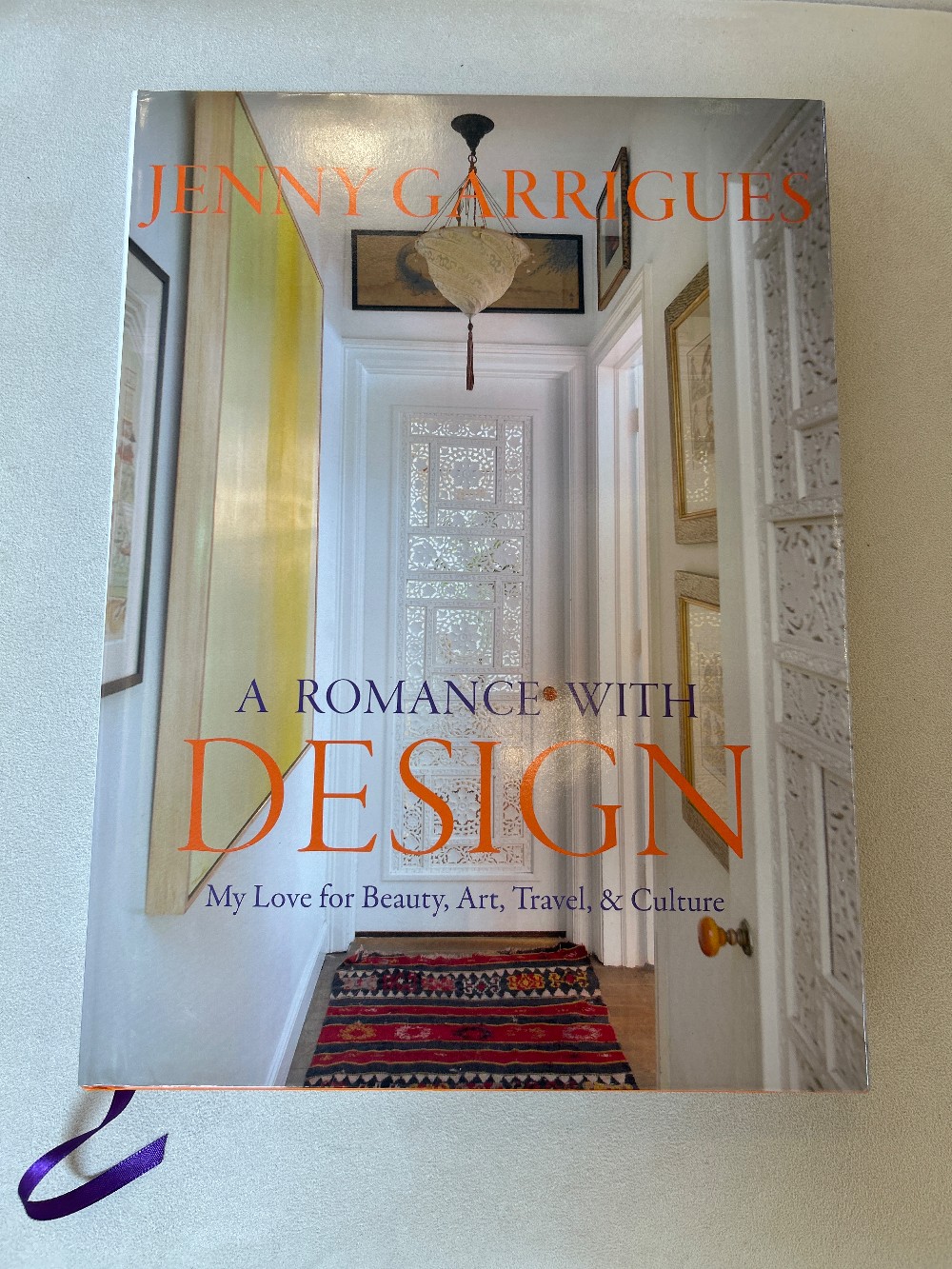 A Romance With Design by Jenny Garrigues Book