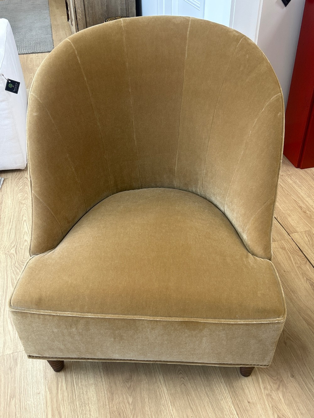 Baker Jacques Garcia Josephine Mohair Slipper Chair