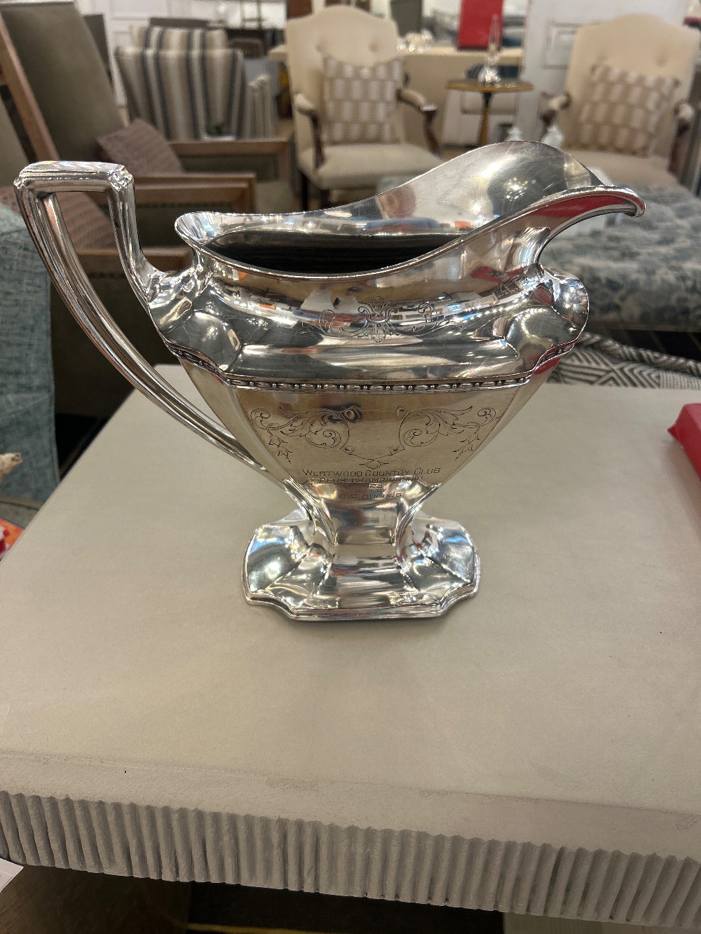 Vintage Golf Tournament Trophy Pitcher - 1923