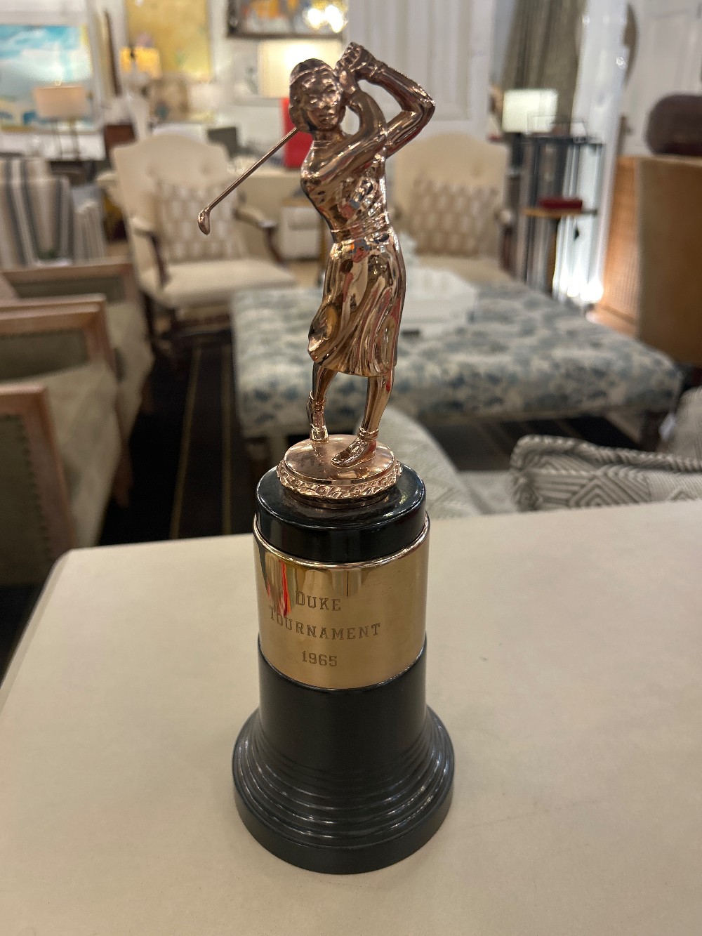 Vintage Golf Tournament Trophy - 1965