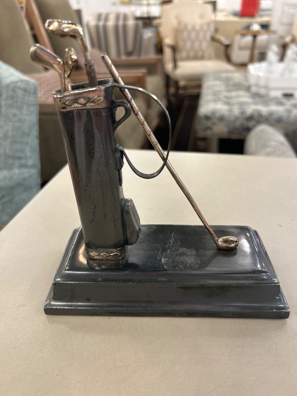 Vintage Golf Trophy/Bookend