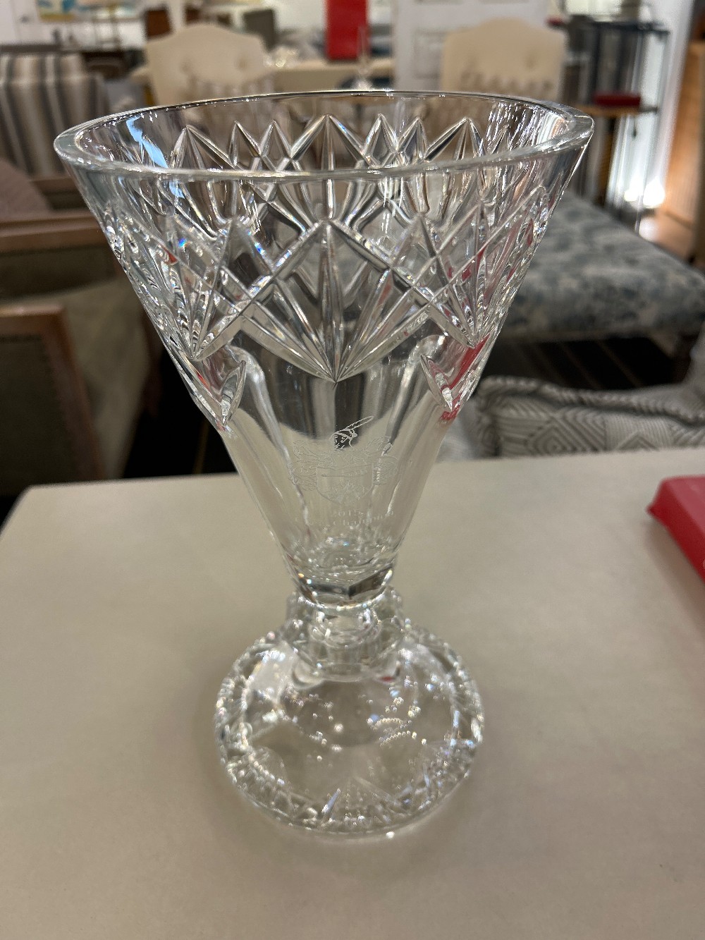 Golf Tournament Crystal Chalice Trophy - 2015