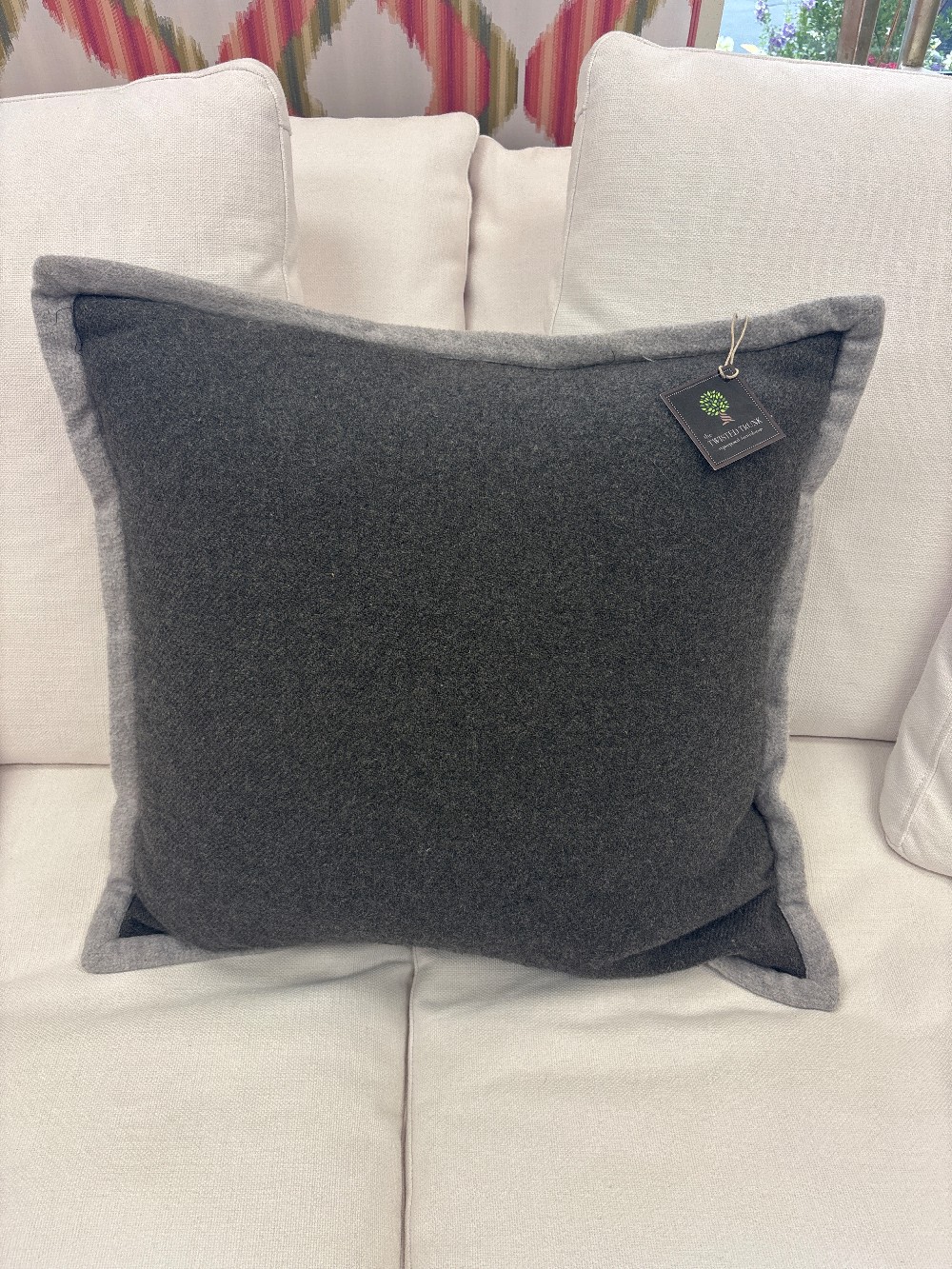 Restoration Hardware Two Tone Cashmere Throw Pillow