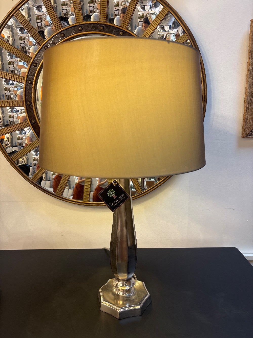 Arteriors Aged Silver Table Lamp