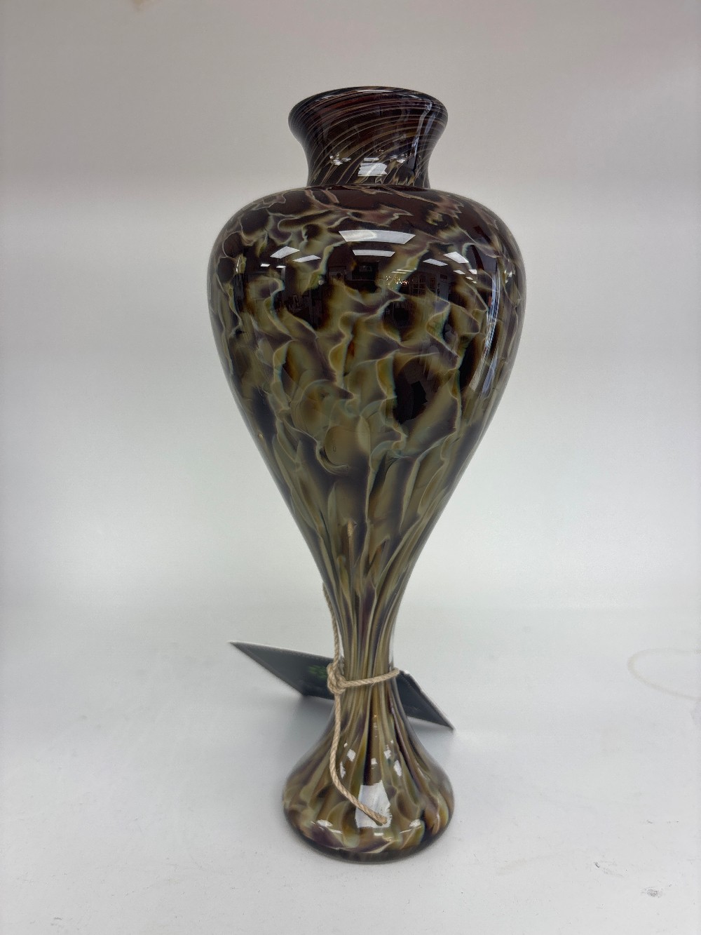 Tortoise Glass Vase