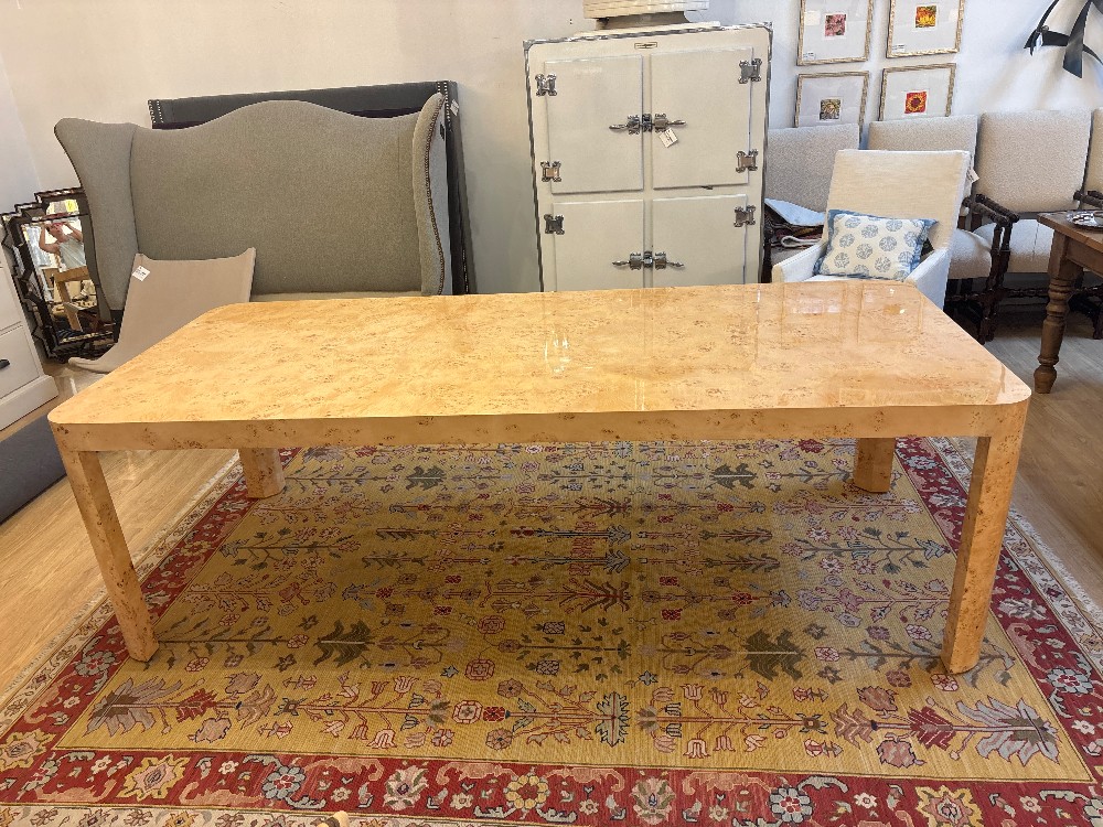 Restoration Hardware Bardot Burl Dining Table