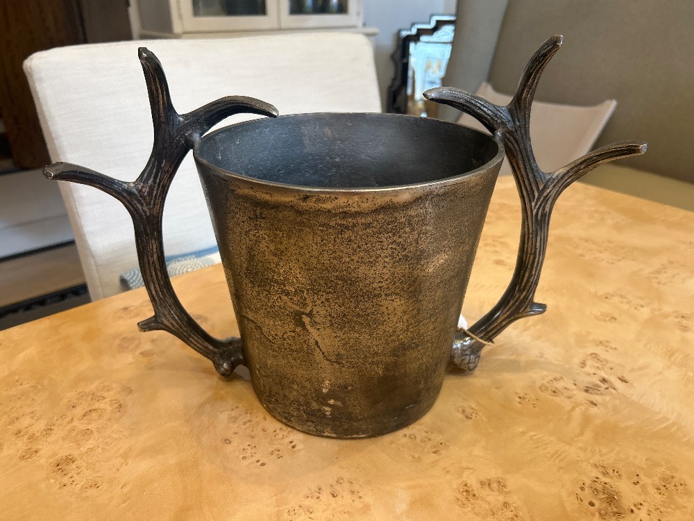 Zodax Metal Antler Ice Bucket