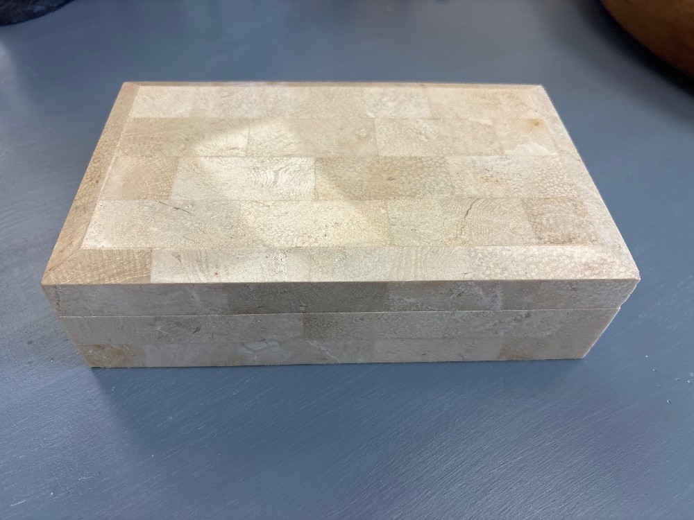 Tessellated Stone Decorative Box