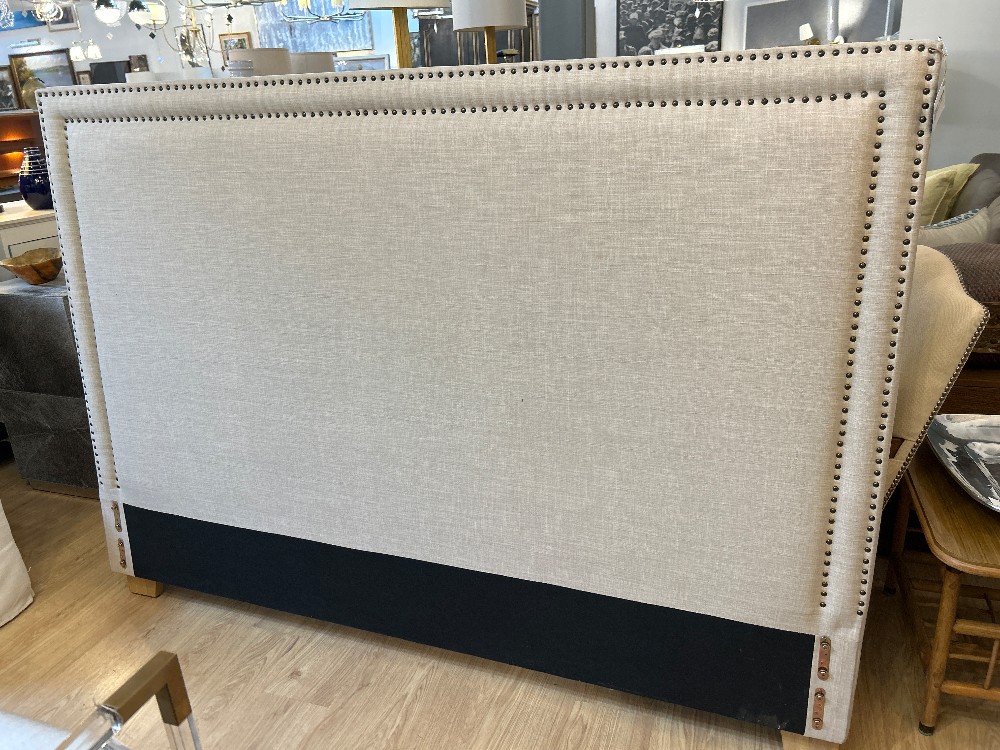 Upholstered Nailhead Bed - Queen