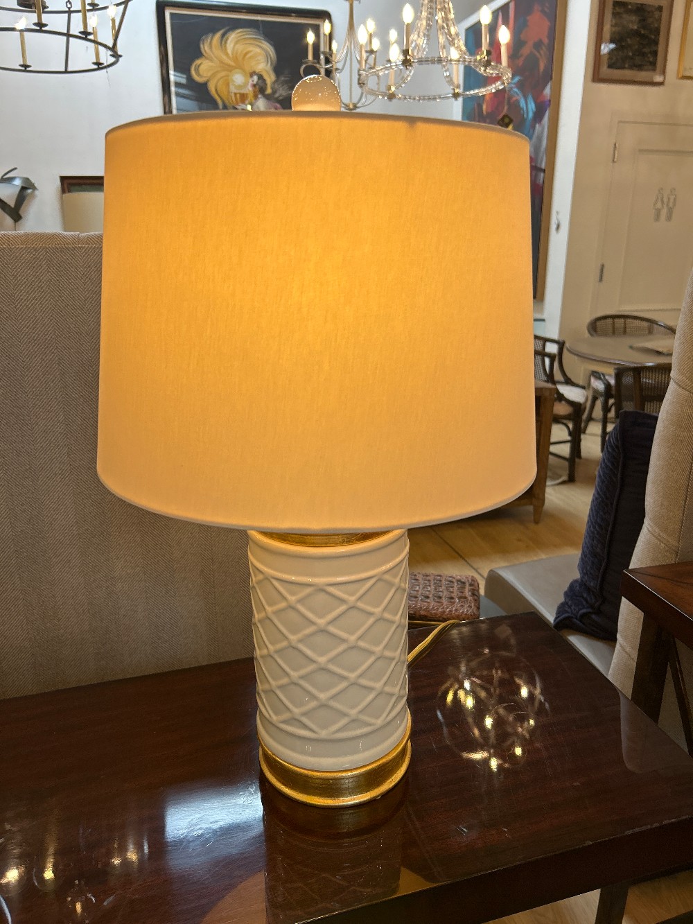 Caitlin Wilson Layla Porcelain Gilt Table Lamp