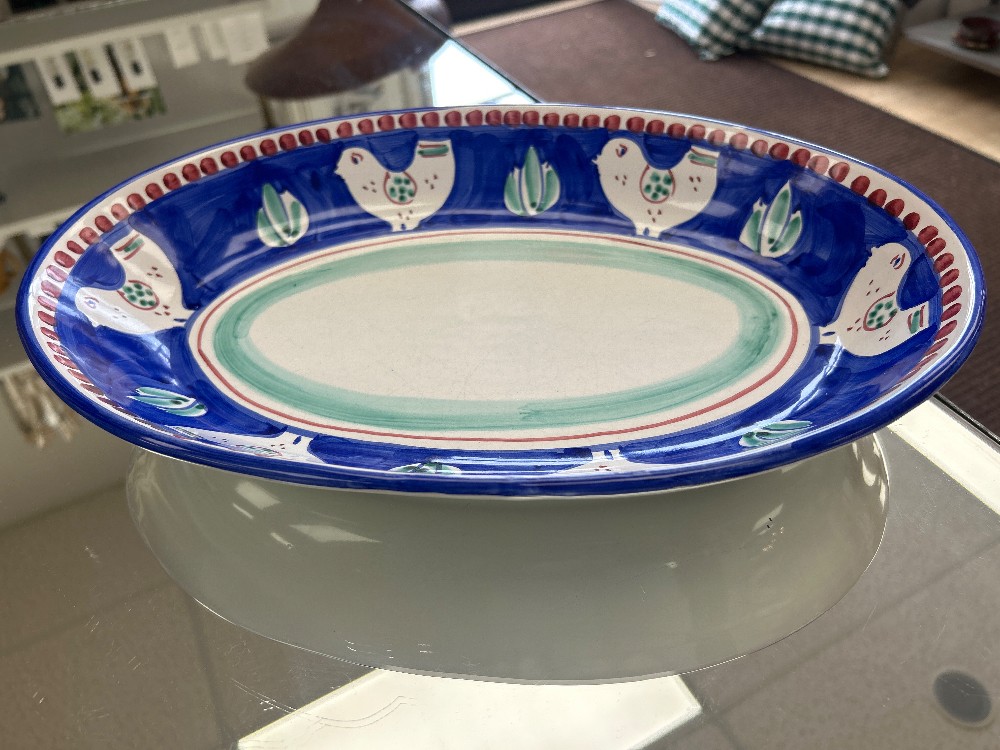 Vietri Solimene Campagna Chicken Italian Pottery Bowl
