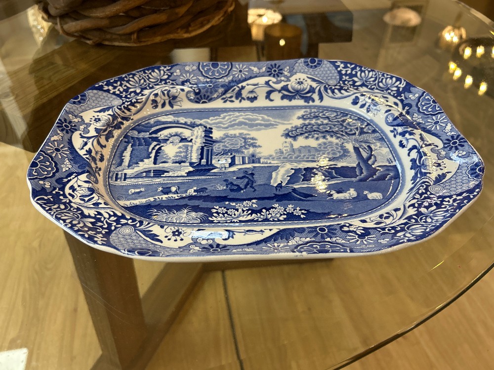 Spode Blue Italian Oval Platter