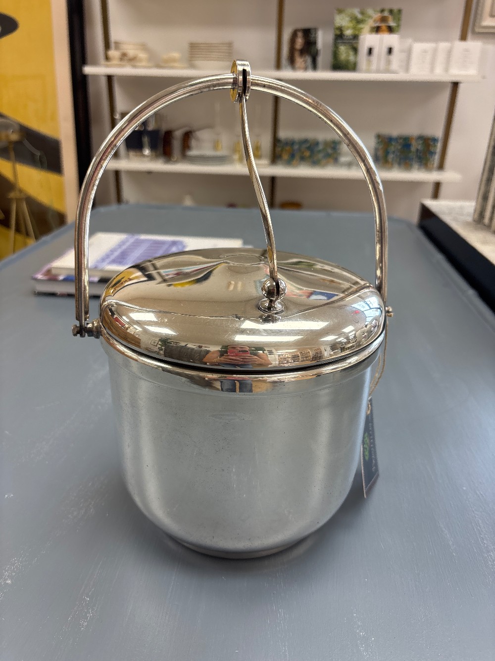 Vintage Mid-Century Silver Plated Ice Bucket