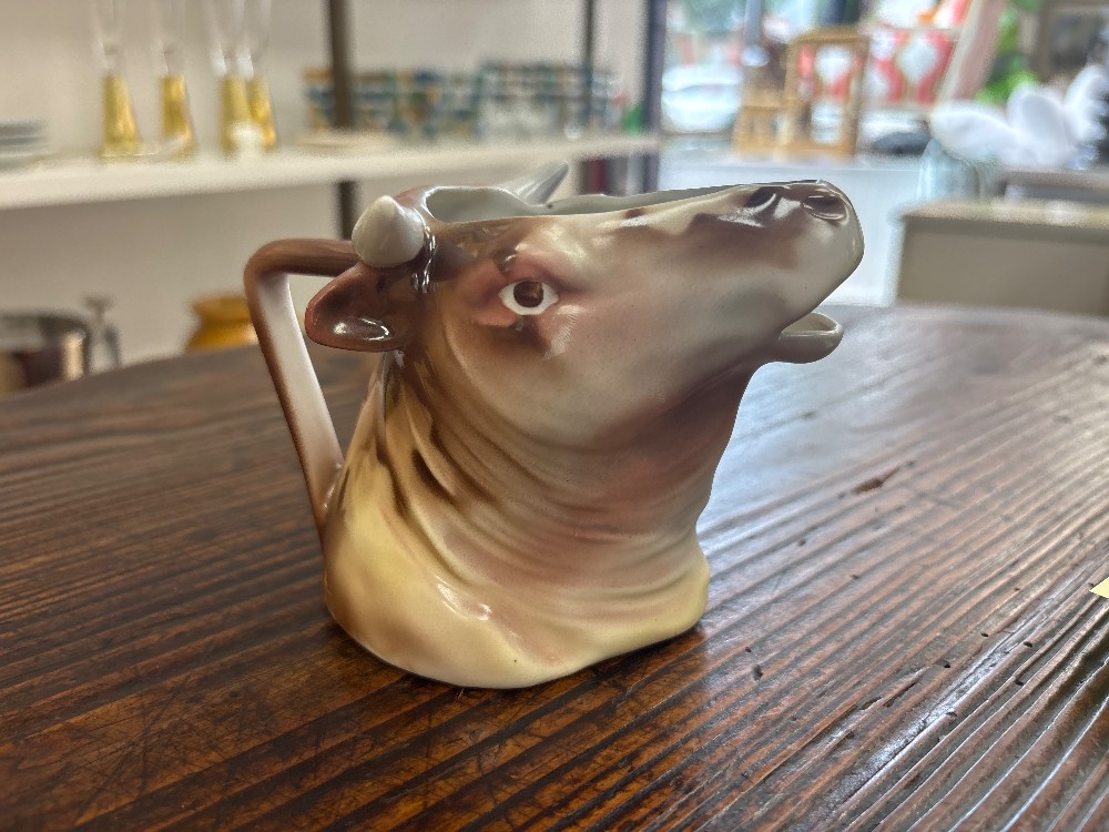 Royal Bayreuth Bull Porcelain Creamer