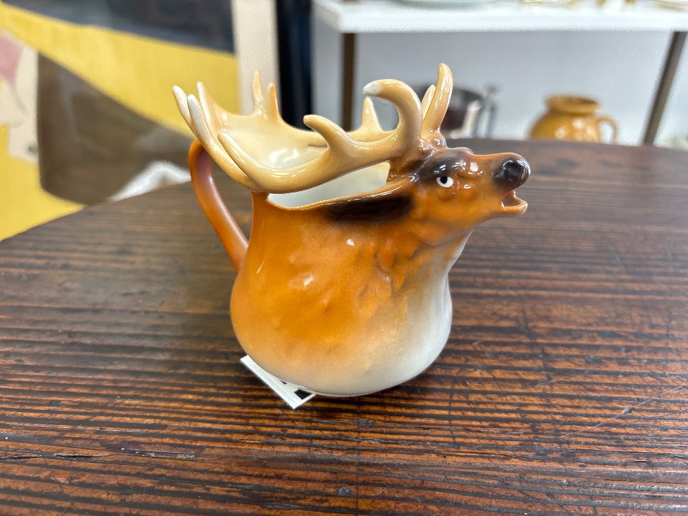 Royal Bayreuth Elk Porcelain Creamer
