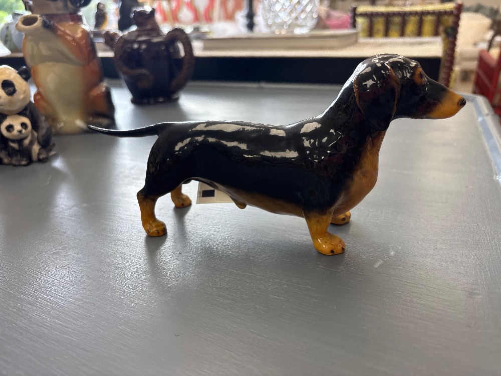 Mortens Studio Ceramic Dachshund Figurine