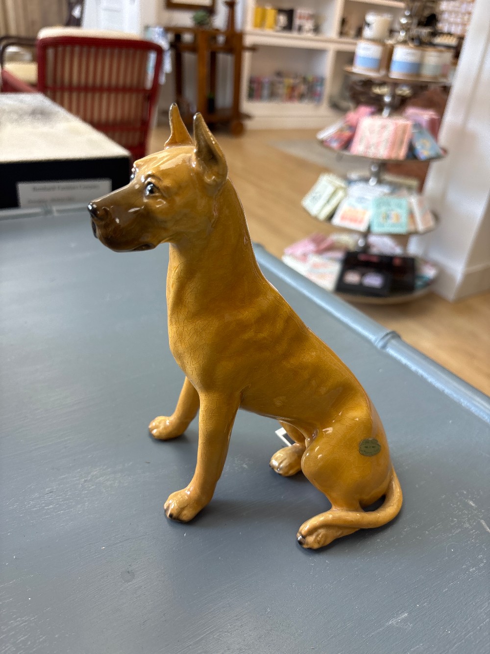 Mortens Studio Ceramic Great Dane Figurine