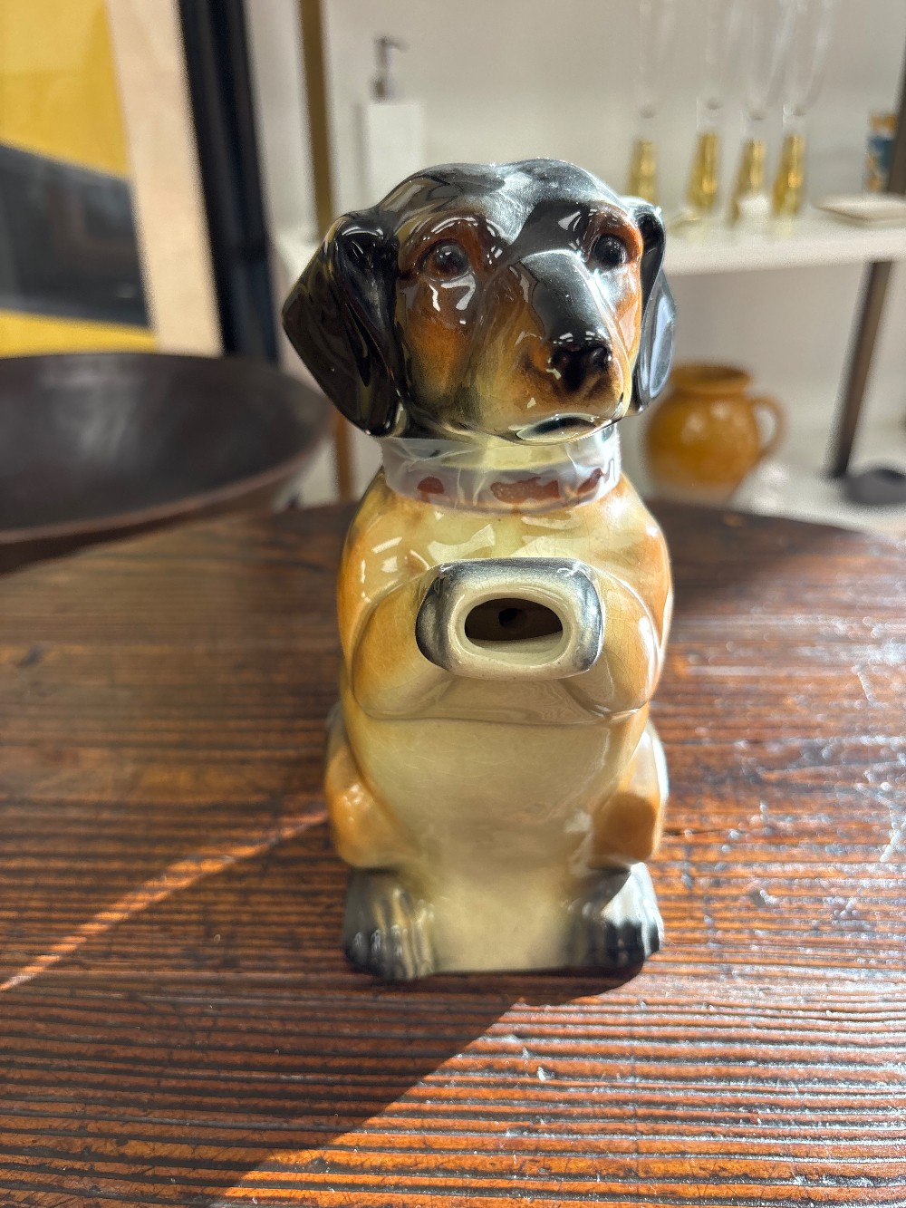Erphila Dachsund Ceramic Teapot, Germany, 1950s