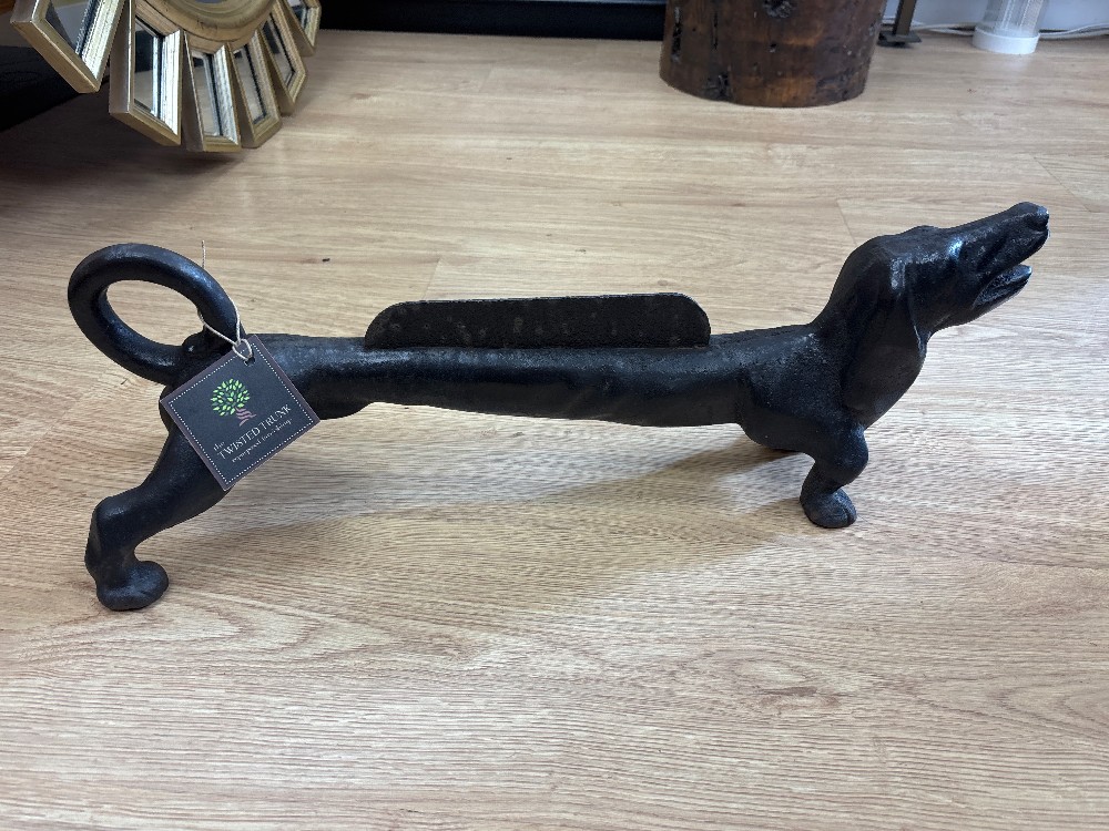 Antique Cast Iron Dachshund Boot Scraper