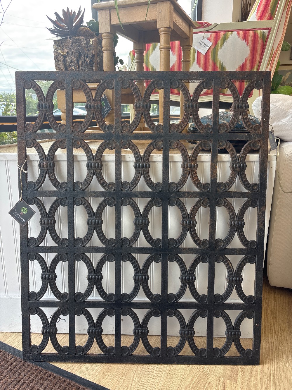 Vintage Cast Iron Floor Grate