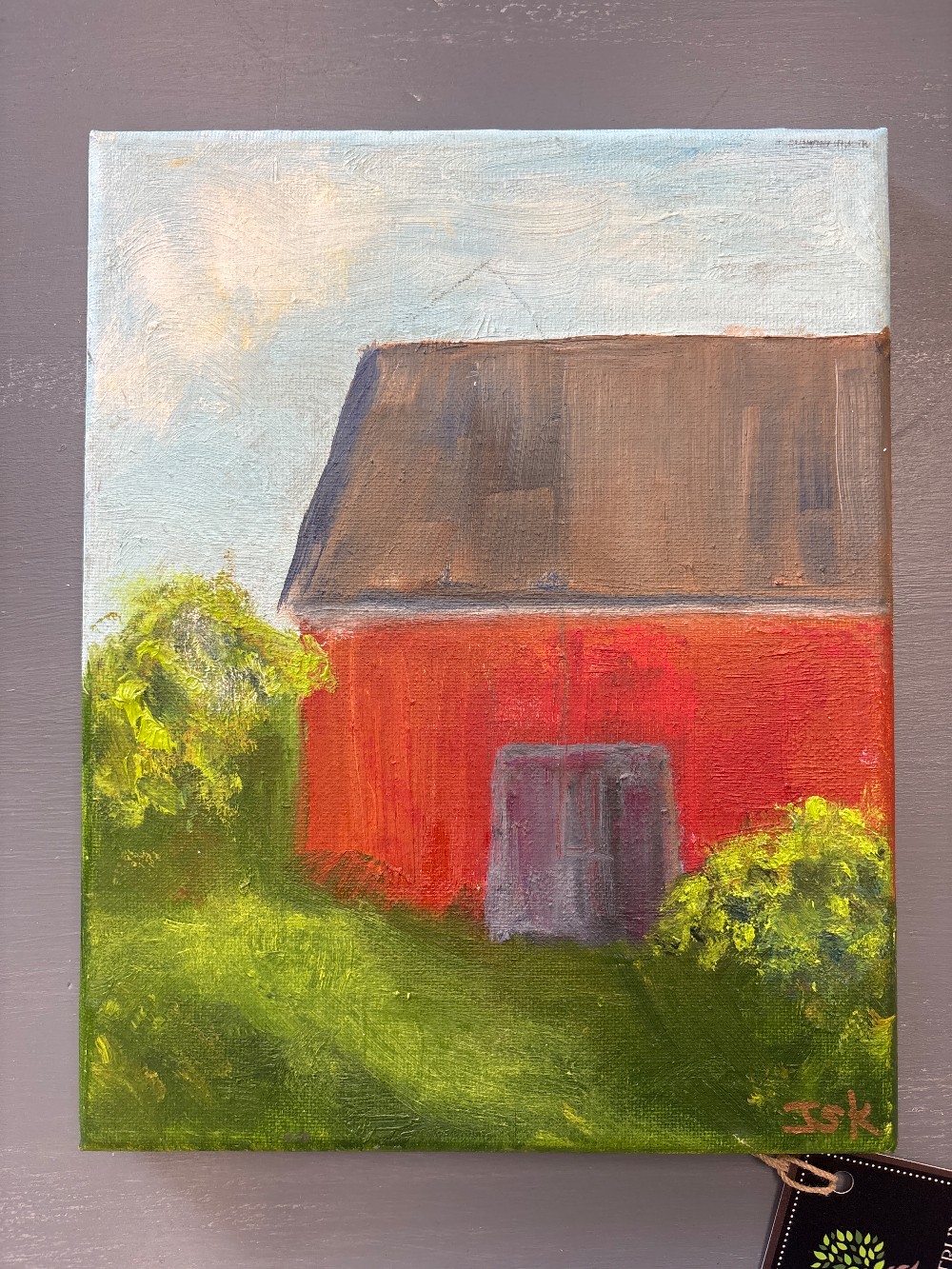 Farmhouse Painting by Julie Kearney, Unframed