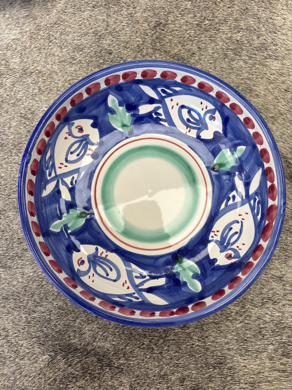 Vietri Solimene Campagna Bowls (Blue) - Set of 3