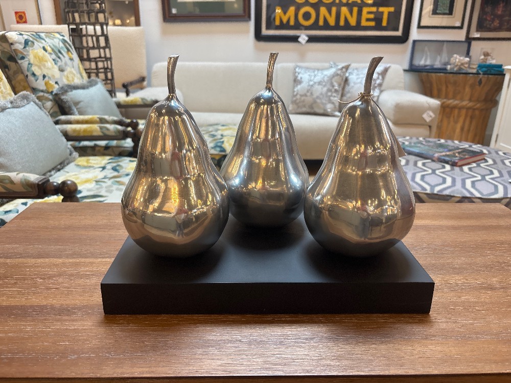 Three Pears on Stand