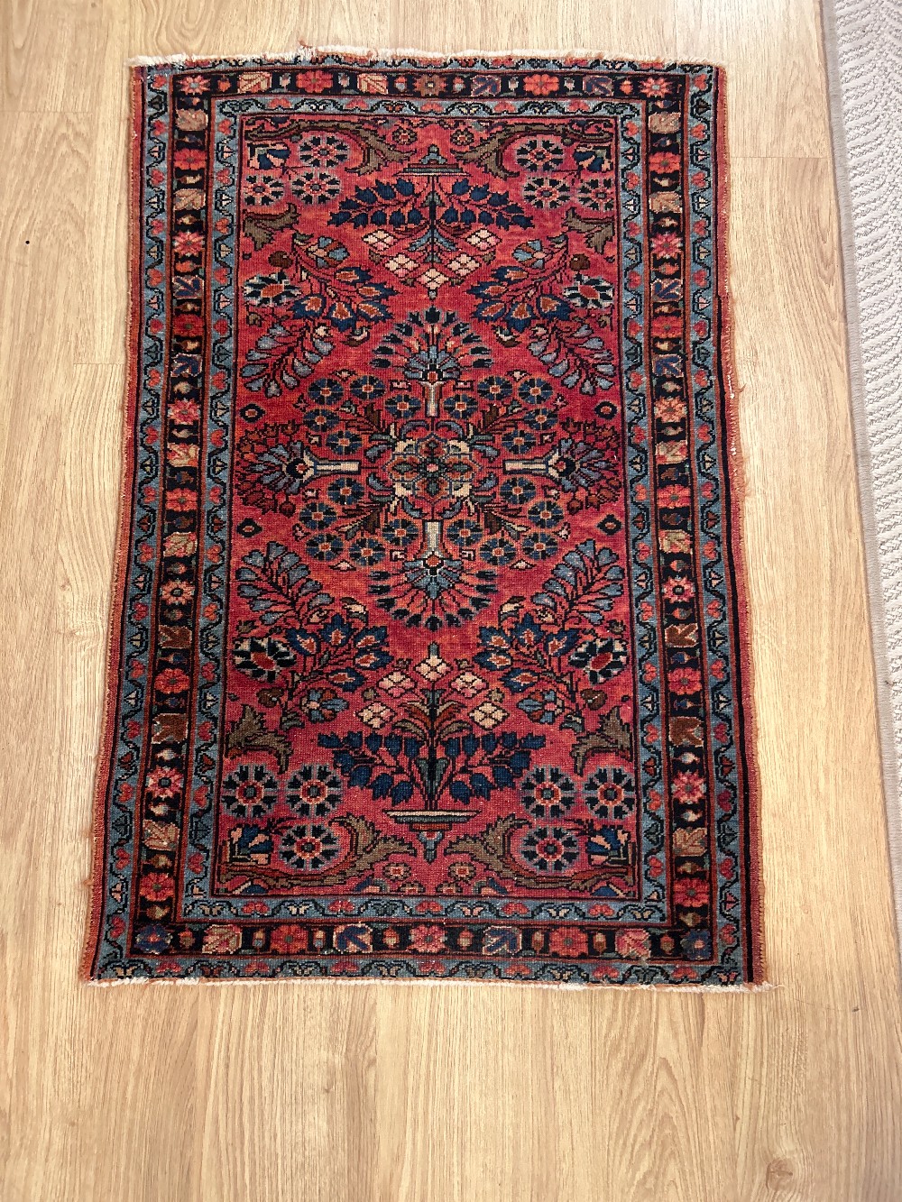 Antique Persian Lilihan Wool Rug