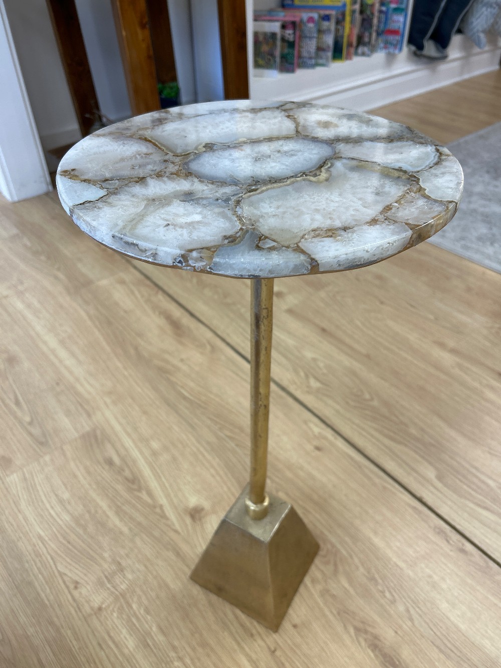 Kavana Hollander Tall Agate Drink Table